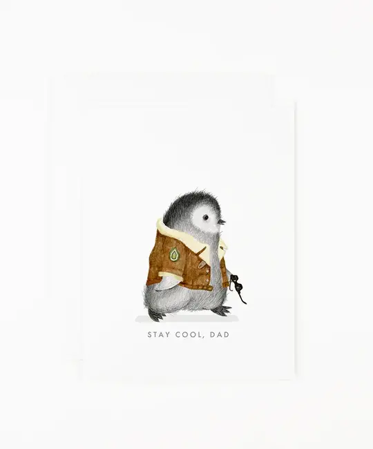 Dear Hancock - DH DHGCFD - Cool Dad Penguin Father's Day Card