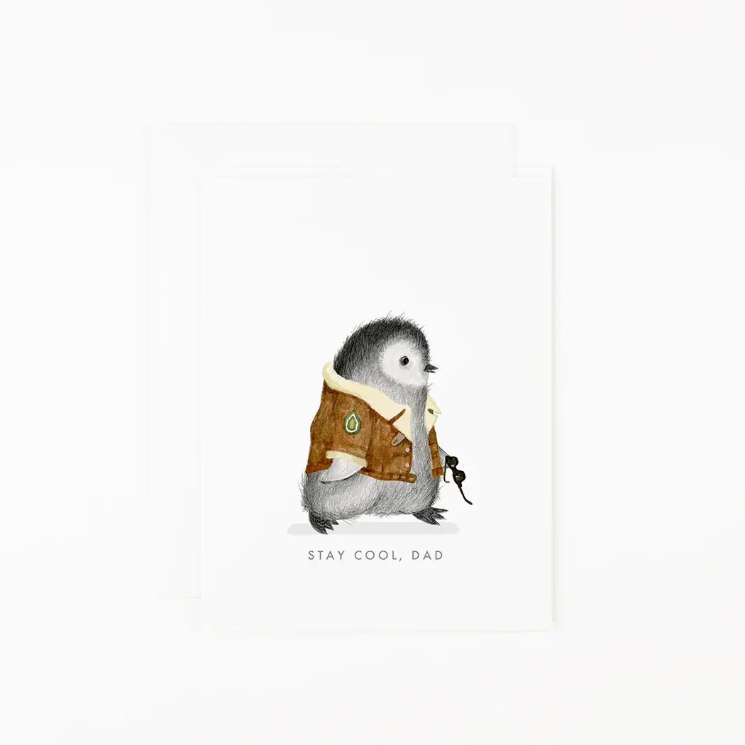 Dear Hancock - DH DHGCFD - Cool Dad Penguin Father's Day Card
