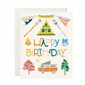Antiquaria - AN ANGCBI0069 - A-Frame Camping Birthday Card