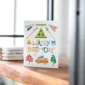 Antiquaria - AN ANGCBI0069 - A-Frame Camping Birthday Card