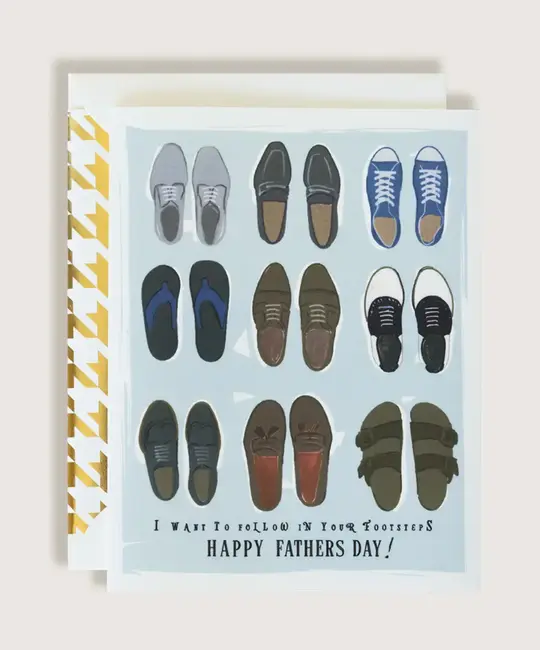 The First Snow - FIS FISGCFD0004 - Your Footsteps Father's Day Card