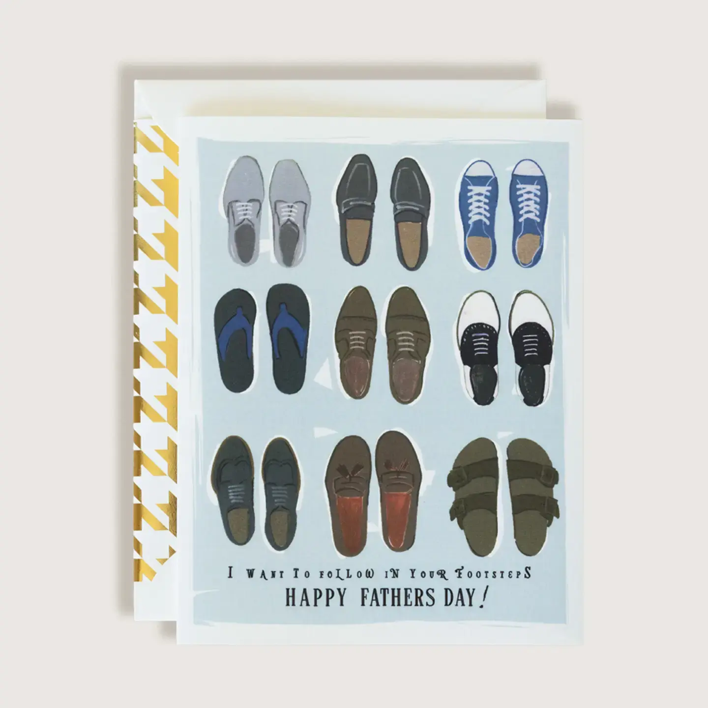 The First Snow - FIS FISGCFD0004 - Your Footsteps Father's Day Card