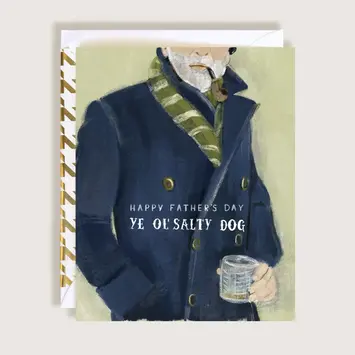 The First Snow - FIS FISGCFD0005 - Ye Ol' Salty Dog Father's Day Card