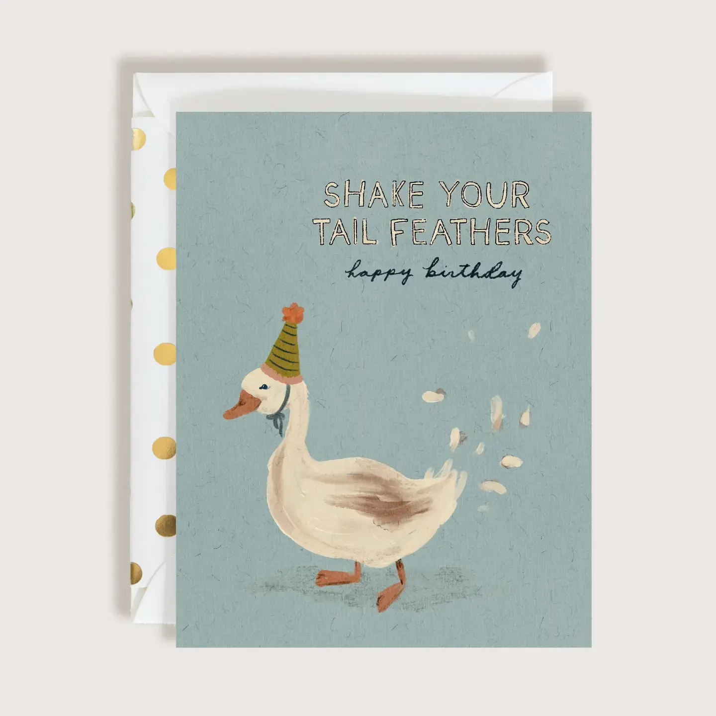 The First Snow - FIS FISGCBI0039 - Shake Your Tail Feathers Duck Birthday Card