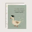 The First Snow - FIS FISGCGR0002 - Shake Your Tail Feathers Duck Graduation Card