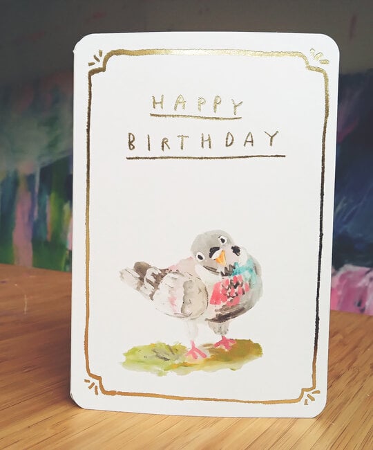 LASGCBI0007 - Pigeon Birthday Card