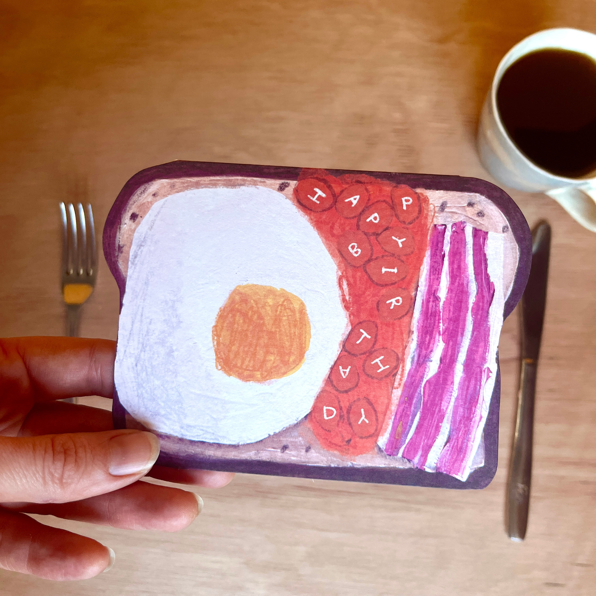 LASGCBI0015 - Beans on Toast Birthday Card