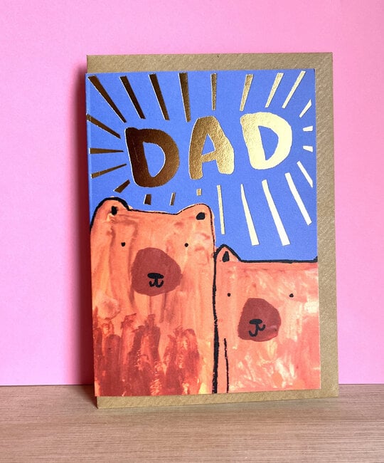 LASGCFD0002 - Bears Father's Day Card