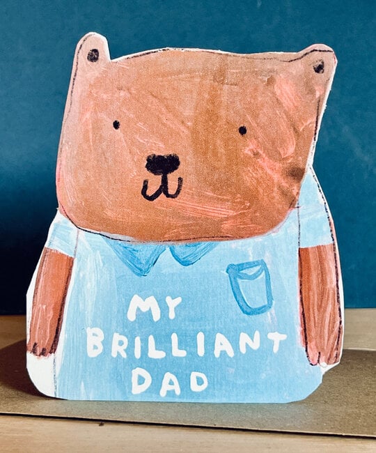 LASGCFD0004 - Brilliant Dad Bear Father's Day Card