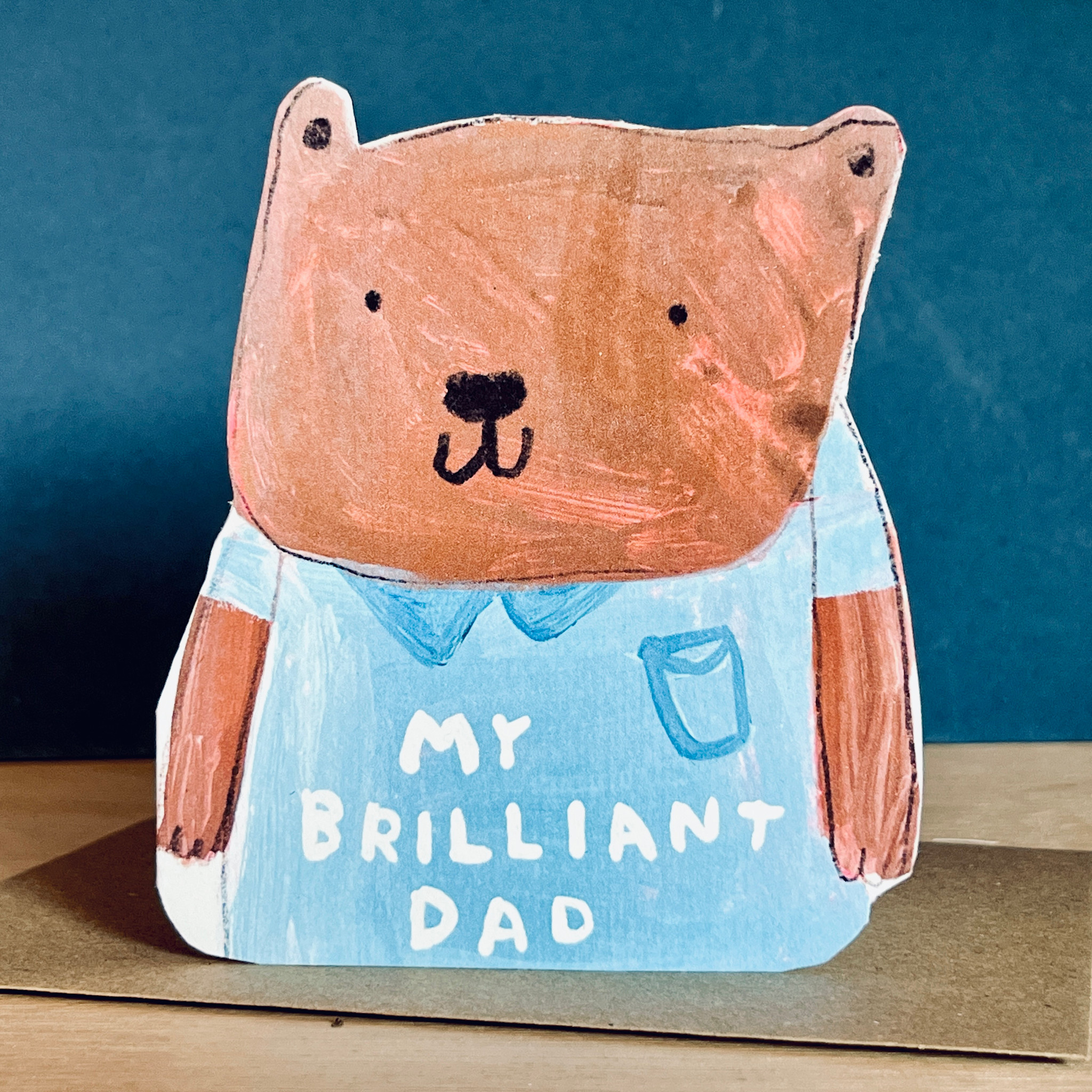 LASGCFD0004 - Brilliant Dad Bear Father's Day Card