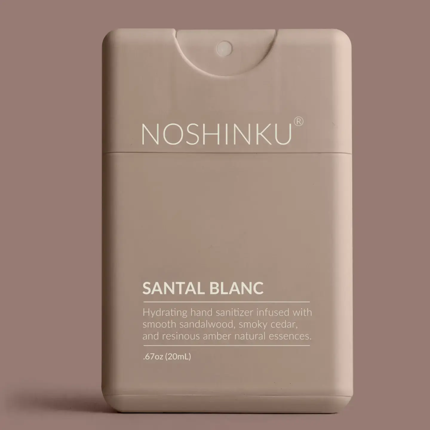 Noshinku NOS AP - Pocket Sanitizer, Santal Blanc