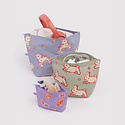 Baggu - BA BA BAG - Go Pouch Set, Spring Animals