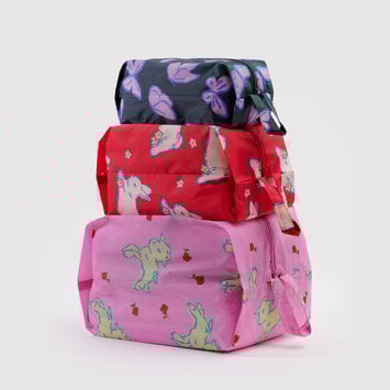 Baggu - BA Baggu 3D Zip Pouch Set, Spring Animals