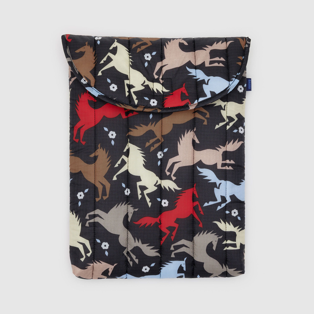 Baggu - BA Baggu Puffy Laptop Sleeve 16" - Horse Cut-Outs