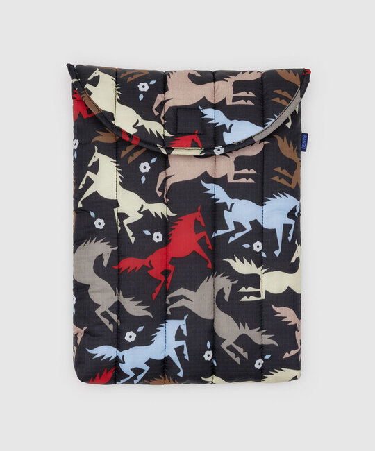 Baggu - BA Baggu - Puffy Laptop Sleeve 13/14" - Horse Cut-Outs