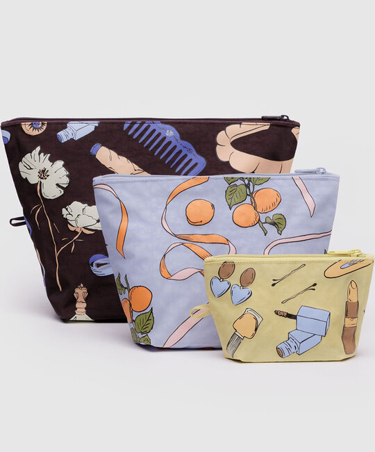 Baggu - BA Baggu - Go Pouch Set, Get Ready With Me