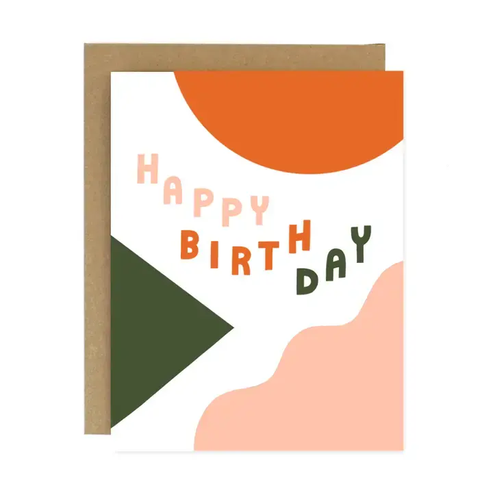 Worthwhile Paper - WOP WOPGCBI0018 - Shapes & Colors Birthday Card
