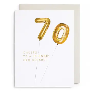 E. Frances Paper Studio - EF EFGCBI0040 - Helium 70 Balloon Age Birthday Card