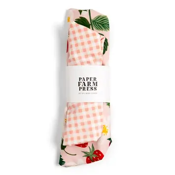 Paper Farm Press - PFP PFP HGKL - Strawberry Patch Reusable Fabric Bowl Cover Set of 2