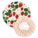 Paper Farm Press - PFP PFP HGKL - Strawberry Patch Reusable Fabric Bowl Cover Set of 2