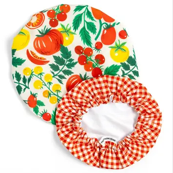 Paper Farm Press - PFP PFP HGKL - Tomato Vine Reusable Fabric Bowl Cover Set of 2