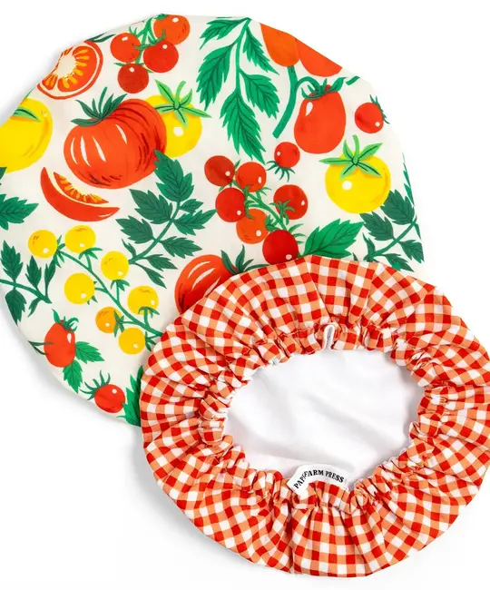 Paper Farm Press - PFP PFP HGKL - Tomato Vine Reusable Fabric Bowl Cover Set of 2