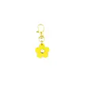 Glad & Young Studio - GYS GYS ACKC - Flower Leather Bag Charm Key Chain, Yellow