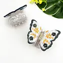 TheDivaSoap - TDSO TDSO ACHA - Floral Butterfly Blue Claw Hair Clip