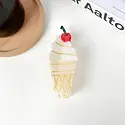 TheDivaSoap - TDSO TDSO ACHA - Vanilla Ice Cream Cone with Cherry Claw Hair Clip