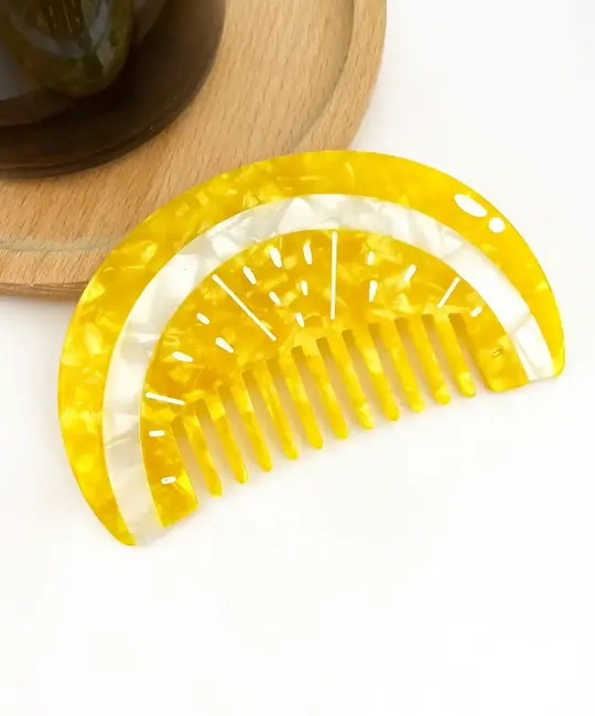 TheDivaSoap - TDSO TDSO ACHA - Lemon Wedge Hair Comb