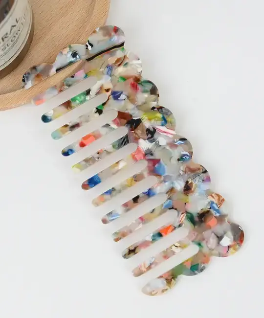 TheDivaSoap - TDSO TDSO ACHA - Wide Tooth Hair Comb, Multicolor