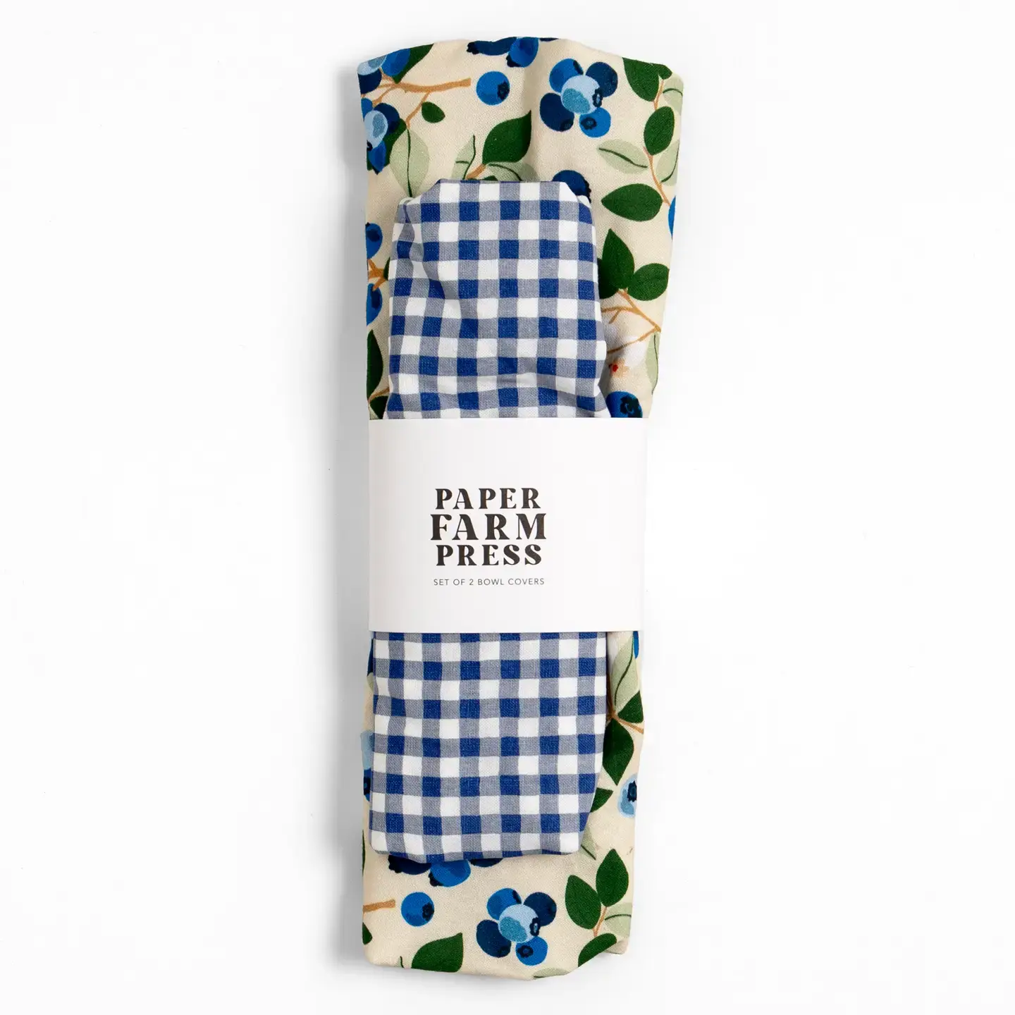 Paper Farm Press - PFP PFP HGKL - Blueberry Field Reusable Fabric Bowl Cover Set of 2