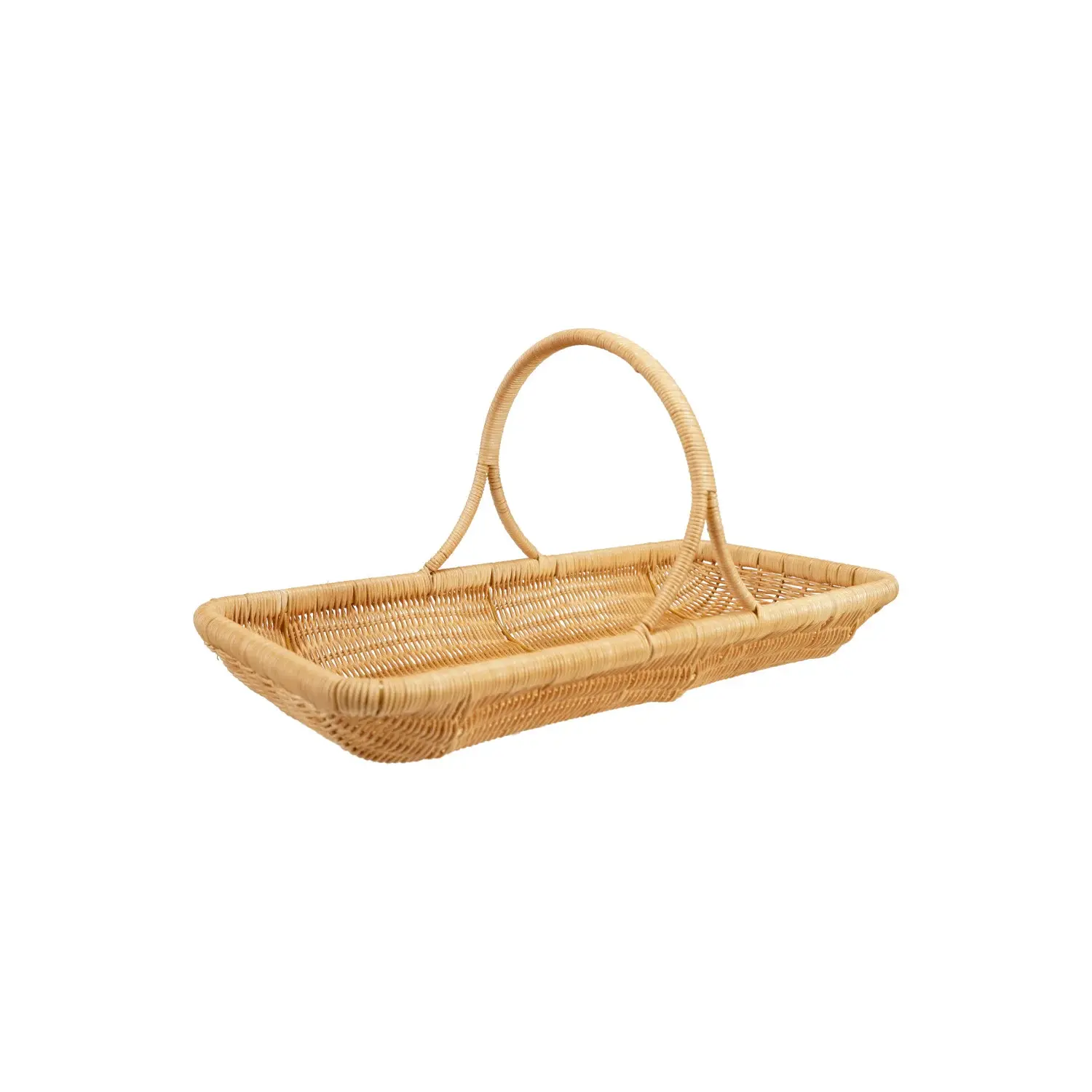 Creative Co-Op - CCO CCO GO - Flower & Vegetable Gathering Basket, Hand-Woven Rattan