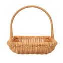 Creative Co-Op - CCO CCO GO - Flower & Vegetable Gathering Basket, Hand-Woven Rattan