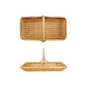 Creative Co-Op - CCO CCO GO - Flower & Vegetable Gathering Basket, Hand-Woven Rattan