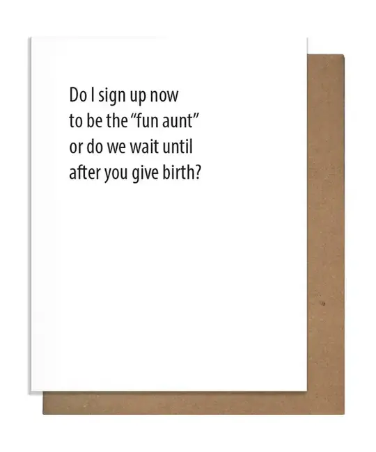The Matt Butler (Pretty Alright Goods)  - TMB TMBGCBA0012 - Fun Aunt