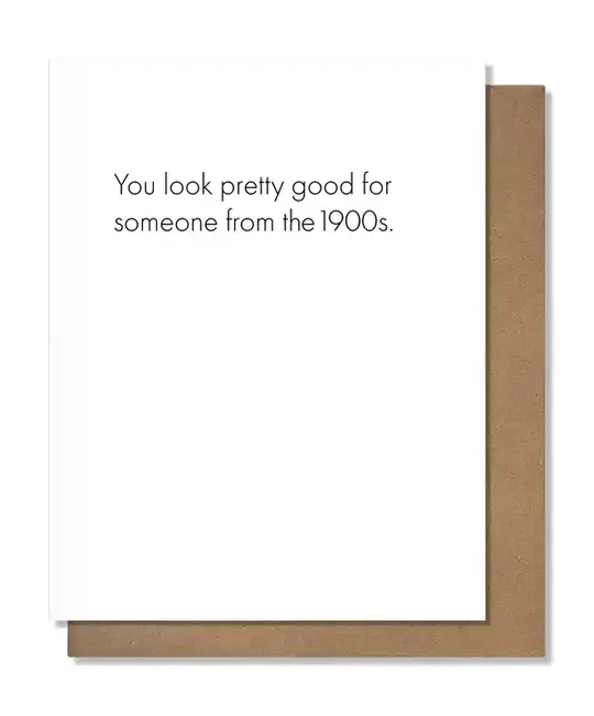 The Matt Butler (Pretty Alright Goods)  - TMB TMBGCBI0051 -  From The 1900s  Birthday Card