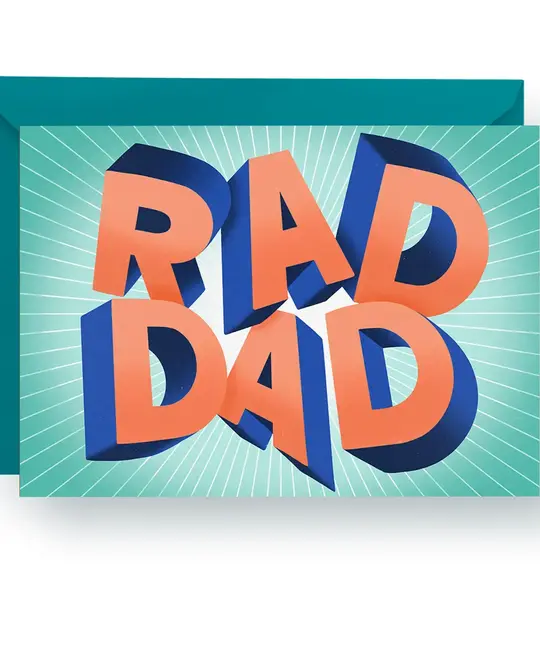 HEAGCFD0001 - Rad Dad Father's Day Card