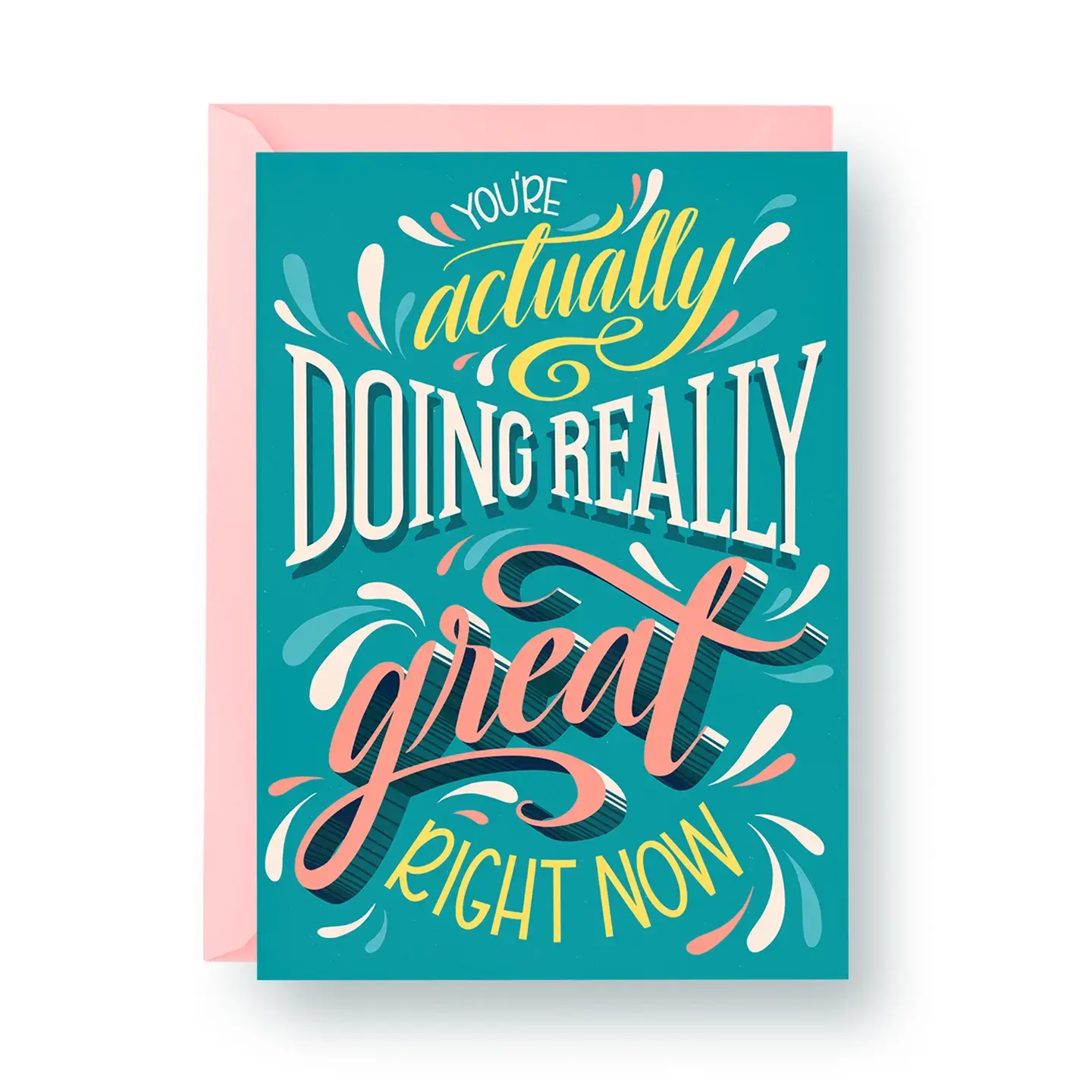 HEAGCFR0001 - Actually Doing Really Great Friendship Card