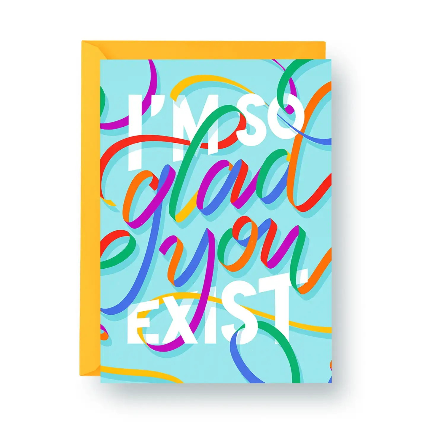 HEAGCFR0002 - Glad You Exist Friendship Card