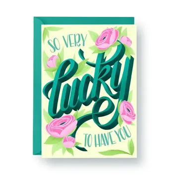 HEAGCFR0003 - Lucky to Have You Friendship Love Card