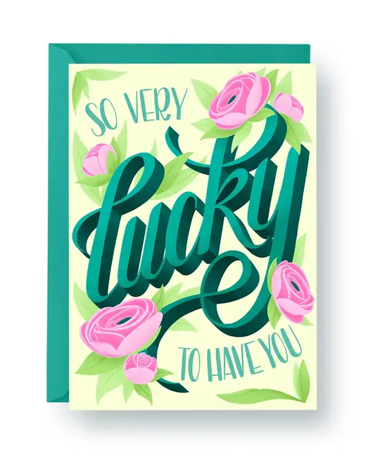 HEAGCFR0003 - Lucky to Have You Friendship Love Card