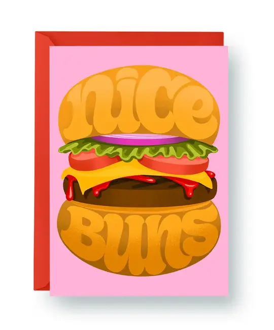 HEAGCLO0001 - Nice Buns Burger Love Card
