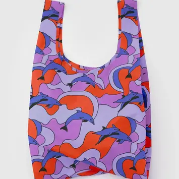 Baggu - BA BA BAG - Dolphins Standard Baggu Reusable Bag