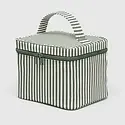 Baggu - BA BA BAG - Large Cosmetic Case, Sage Stripe