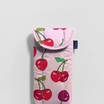 Baggu - BA BA AC - Puffy Glasses Sleeve, Cherries