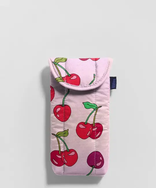 Baggu - BA BA AC - Puffy Glasses Sleeve, Cherries