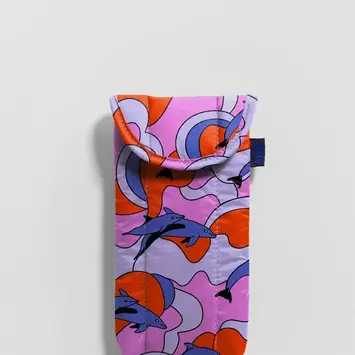 Baggu - BA BA AC - Puffy Glasses Sleeve, Dolphins
