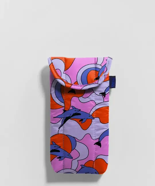 Baggu - BA BA AC - Puffy Glasses Sleeve, Dolphins