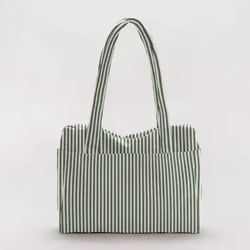 Baggu - BA BA BAG - Small Cloud Carry-On Bag, Sage Stripe